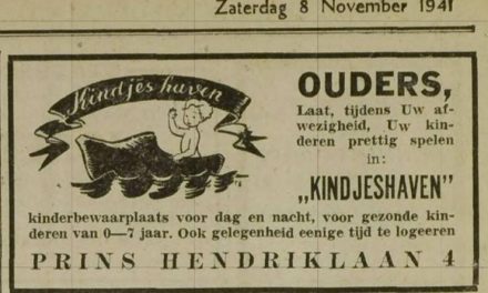 Een advertentie uit 8 nov 1941