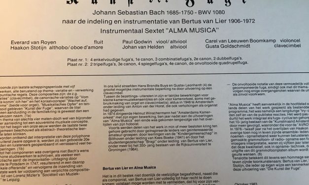 Bach’s Kunst der Fuge